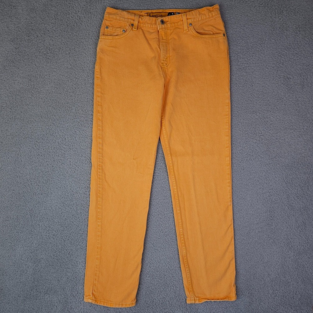 Vintage Levis SilverTab Lowcut Baggy Orange Jeans 13 14 90s Y2K